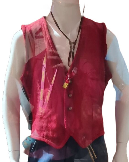 One Piece Iñaki Godoy Red Vest | Monkey D. Luffy Red Vest